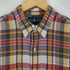 ラルフローレン RALPH LAUREN 90S インド製 3点止め チェック BDシャツ メンズ import:L