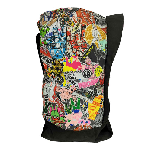 KINNIKUMAN MUSCLE APPAREL 総柄 トートバッグ メンズ