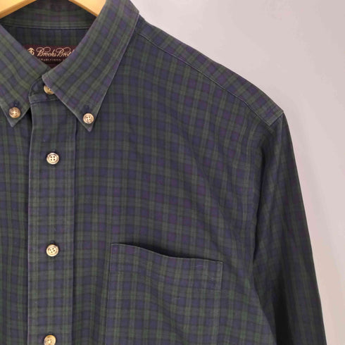 ブルックスブラザーズ BROOKS BROTHERS ブラックウォッチ BDシャツ メンズ import:XL