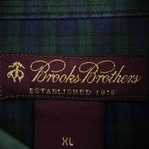 ブルックスブラザーズ BROOKS BROTHERS ブラックウォッチ BDシャツ メンズ import:XL