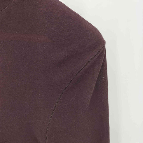 アンフィル unfil HIGH TWIST COTTON SHEER JERSEY TURTLE-NECK TEE 超長綿灰ツイストコットンシアージャージータートルネックTシャツ レディース