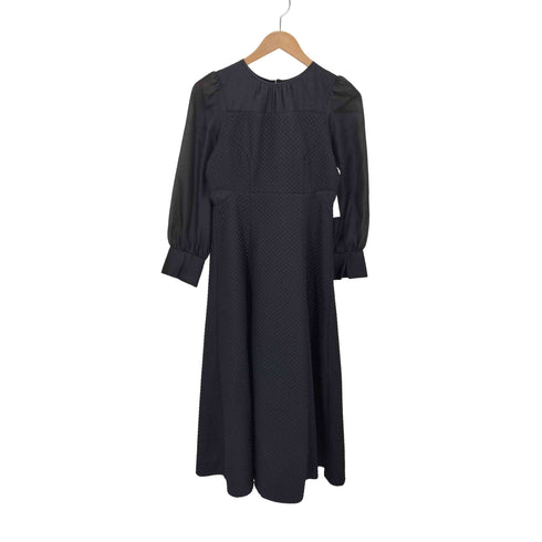 プロポーションバイボディードレッシング PROPORTION BODY DRESSING シアー切り替えジャガードワンピース レディース JPN:M