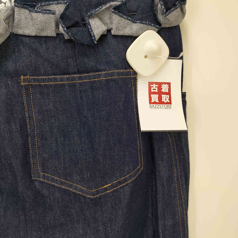 PUKI ruffled double waist denim pants バギーデニムパンツ レディース JPN:M