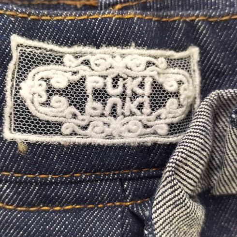 PUKI ruffled double waist denim pants バギーデニムパンツ レディース JPN:M