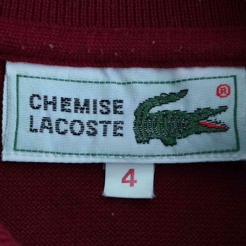 シュミーズラコステ CHEMISE LACOSTE 鹿の子ポロシャツ メンズ 4