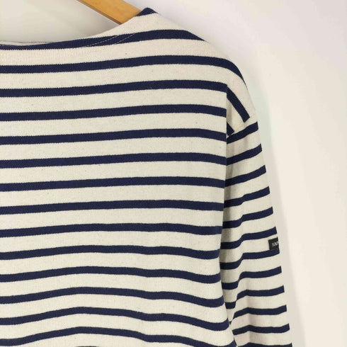 セントジェームス SAINT JAMES フランス製 ボーダー バスクシャツ メンズ US:40