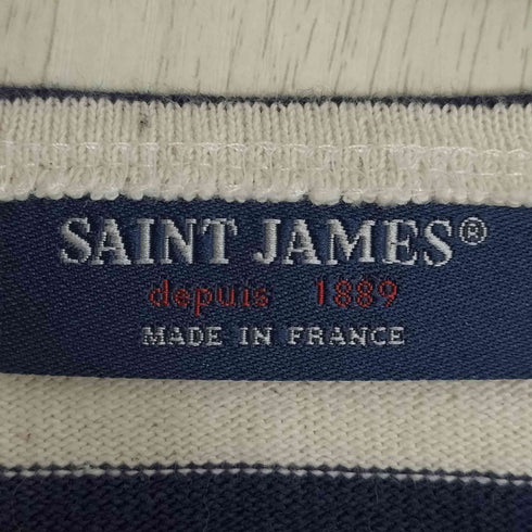セントジェームス SAINT JAMES フランス製 ボーダー バスクシャツ メンズ US:40