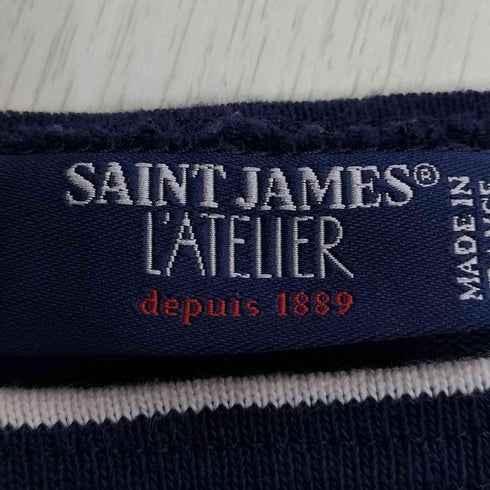 セントジェームス SAINT JAMES LATELIER フランス製 ボーダー バスクシャツ メンズ 5