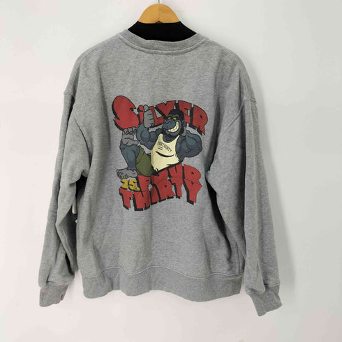 フォーサーティー fourthirty 両面プリントロゴ スウェット トレーナー メンズ JPN:3