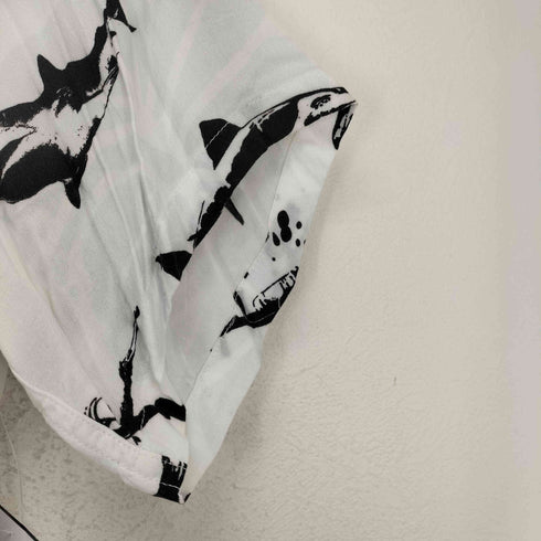 エクストララージ XLARGE 鯨 総柄 レーヨンオープンカラーシャツ メンズ JPN:XL