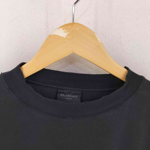 バレンシアガ BALENCIAGA 360 Tubular ダメージ加工 オーバーサイズ プリントTシャツ メンズ 3