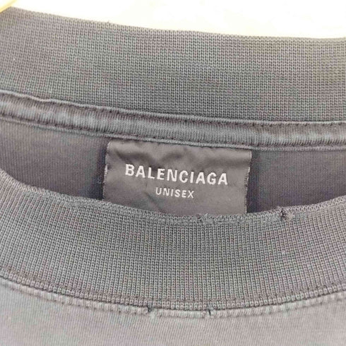 バレンシアガ BALENCIAGA 360 Tubular ダメージ加工 オーバーサイズ プリントTシャツ メンズ 3