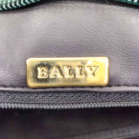 バリー BALLY タッセル付き キルティングレザーチェーンショルダーバッグ レディース