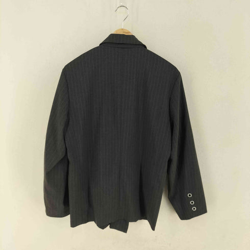 アドーンプレーン adoon plain チョークストライプ ダブルボタン ジャケット セットアップ メンズ M