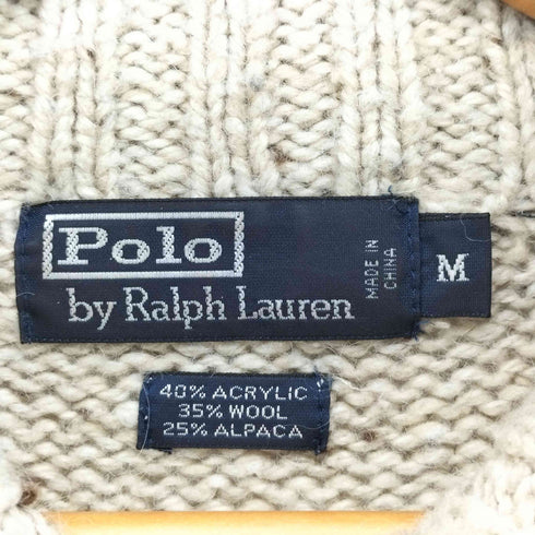 ポロバイラルフローレン Polo by RALPH LAUREN アルパカ混 ネップ ハイネック ニット メンズ import:M
