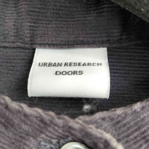アーバンリサーチドアーズ URBAN RESEARCH DOORS コーデュロイ L/S バンドカラーシャツワンピース レディース JPN:M