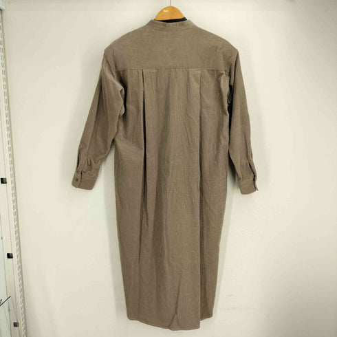 アーバンリサーチドアーズ URBAN RESEARCH DOORS コーデュロイ L/S バンドカラーシャツワンピース レディース JPN:M