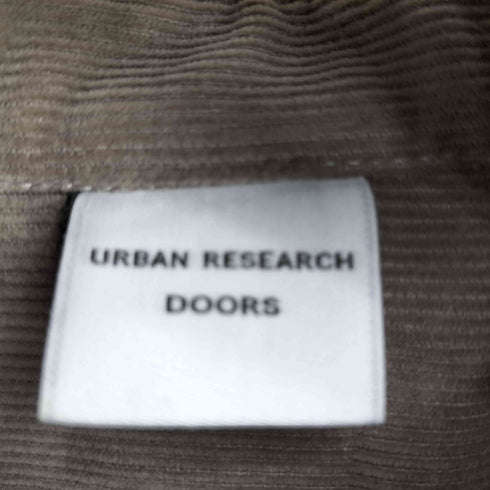 アーバンリサーチドアーズ URBAN RESEARCH DOORS コーデュロイ L/S バンドカラーシャツワンピース レディース JPN:M