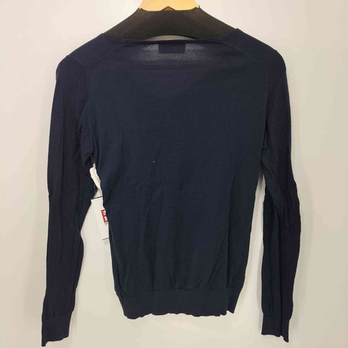 ジョンスメドレー JOHN SMEDLEY 英国製 Vネック コットンニット レディース import:S