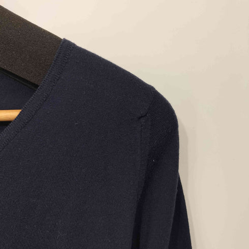 ジョンスメドレー JOHN SMEDLEY 英国製 Vネック コットンニット レディース import:S