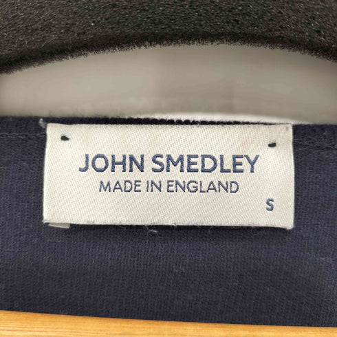 ジョンスメドレー JOHN SMEDLEY 英国製 Vネック コットンニット レディース import:S
