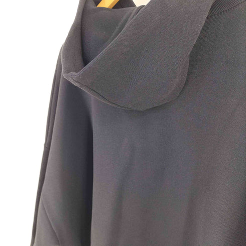 バレンシアガ BALENCIAGA ビスコースコンパクトニットフーディー ヘビーウェイト プルオーバーパーカー メンズ S