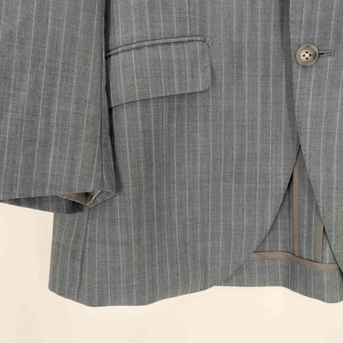 アザブテーラー 麻布テーラー AZABU TAILOR ストライプ 2Bテーラードジャケット メンズ JPN:48