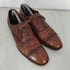 ブルックスブラザーズ BROOKS BROTHERS イングランド製 パンチドキャップトゥ 内羽根 レザーシューズ メンズ