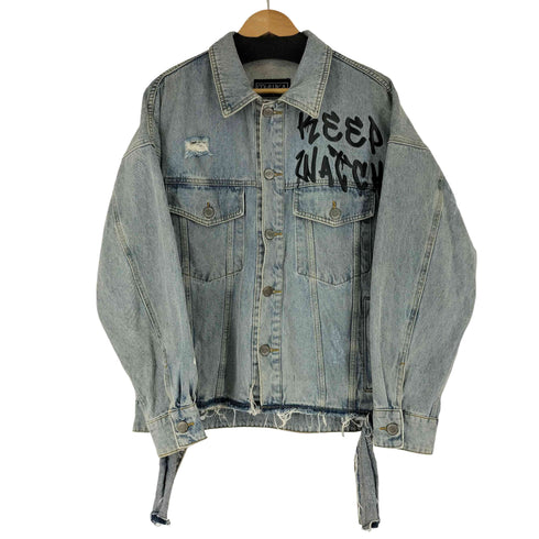 ミシカ MISHKA ペイントデザイン デニムジャケット メンズ JPN:M