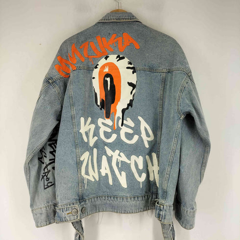 ミシカ MISHKA ペイントデザイン デニムジャケット メンズ JPN:M