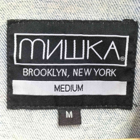 ミシカ MISHKA ペイントデザイン デニムジャケット メンズ JPN:M
