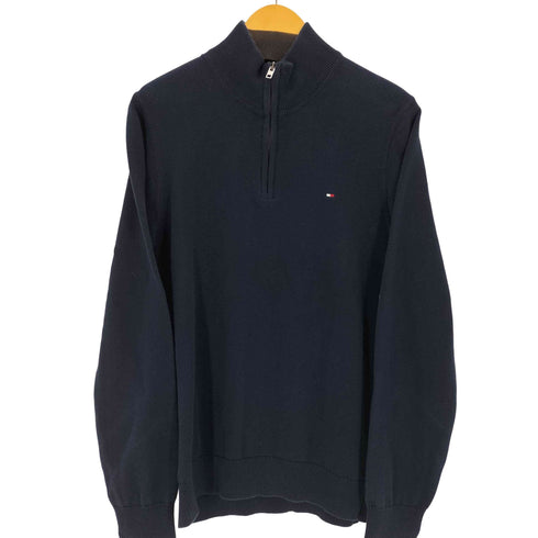 トミーヒルフィガー TOMMY HILFIGER ハーフジップコットンニット メンズ JPN:L