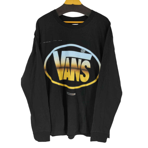 バンズボルト VANS VAULT フロントロゴプリント L/S Tシャツ メンズ import:XL