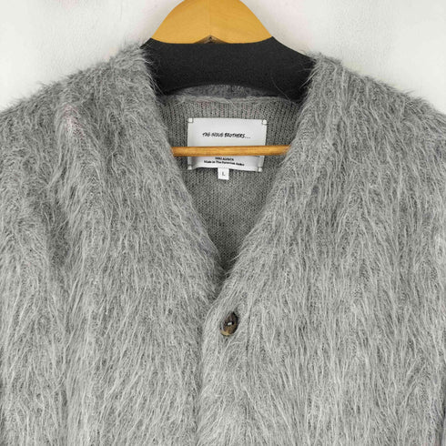 ザイノウエブラザーズ THE INOUE BROTHERS シャギー ニットカーディガン メンズ import:L