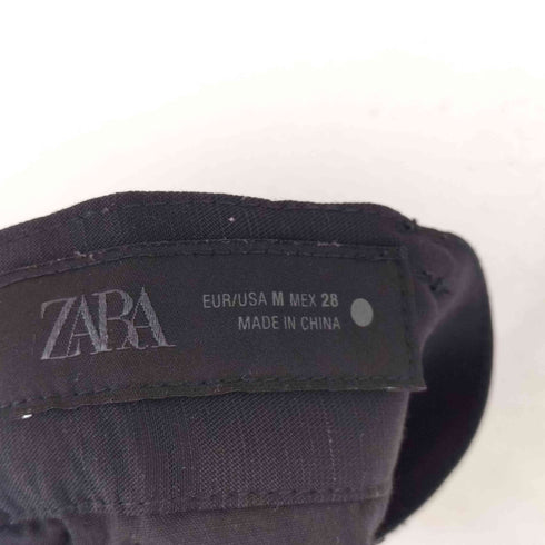 ザラ ZARA レーヨン リネン ワイドパンツ レディース M