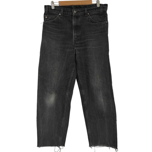 リーバイス Levis 90S MADE IN USA ボタン裏585 550 後染め ブラックデニムパンツ メンズ 34/34