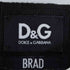 ディーアンドジードルチェアンドガッバーナ D&G DOLCE&GABBANA BRAD 切替 レイヤード ストライプ バンドカラーシャツ メンズ 16 1/2