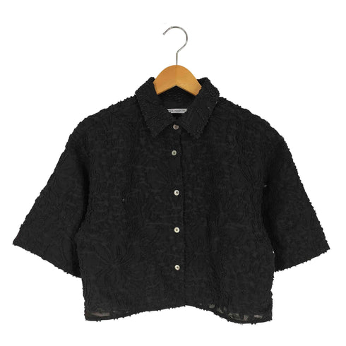 ビューティーアンドユースユナイテッドアローズ BEAUTY & YOUTH UNITED ARROWS カットジャカード ショートスリーブシャツ レディース