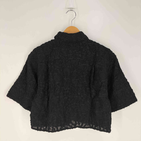 ビューティーアンドユースユナイテッドアローズ BEAUTY & YOUTH UNITED ARROWS カットジャカード ショートスリーブシャツ レディース