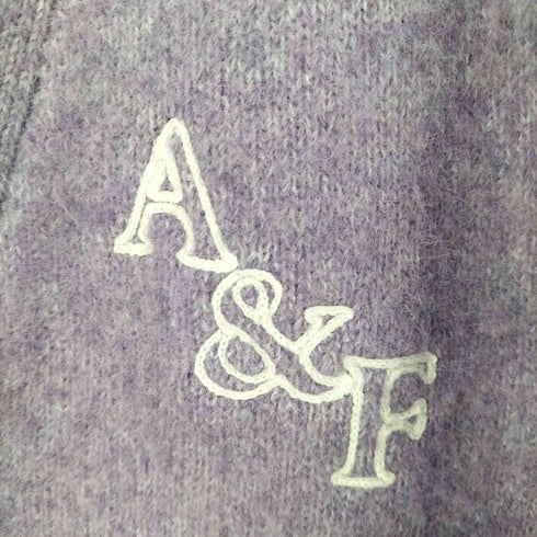 アバクロンビーアンドフィッチ Abercrombie & Fitch ロゴ刺しゅう入り カーディガン レディース import:M