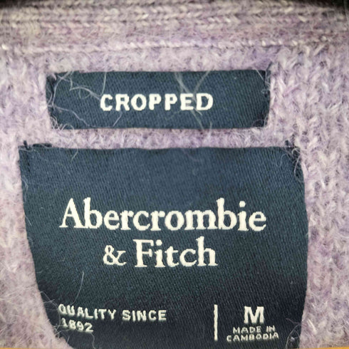 アバクロンビーアンドフィッチ Abercrombie & Fitch ロゴ刺しゅう入り カーディガン レディース import:M