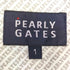 パーリーゲイツ PEARLY GATES 刺繍ロゴ ギンガムチェックパンツ レディース JPN:1