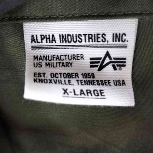 アルファインダストリーズ ALPHA INDUSTRIES BDU 半袖ミリタリーシャツ メンズ JPN:XL