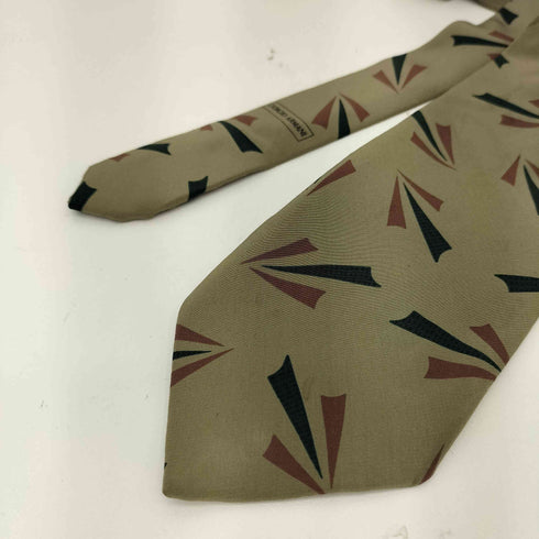 ジョルジオアルマーニ Giorgio Armani 総柄 イタリア製 シルク ネクタイ メンズ