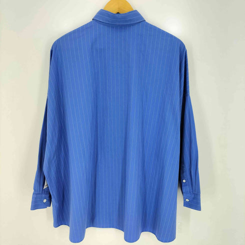 シップス SHIPS Primary Navy Label 24aw〈手洗い可能〉オリジナル ストライプ ビッグ シャツ レディース JPN:36