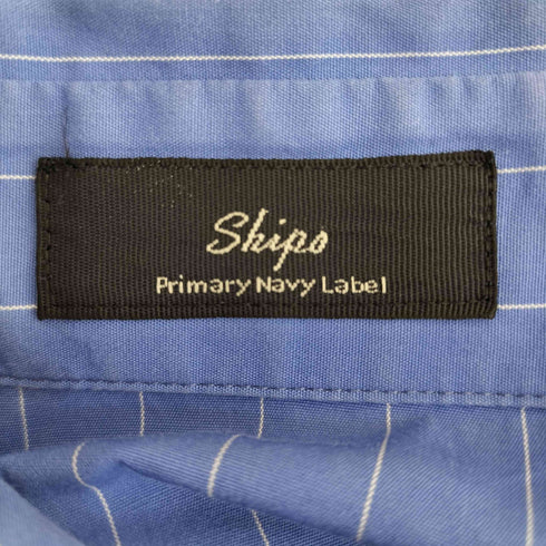 シップス SHIPS Primary Navy Label 24aw〈手洗い可能〉オリジナル ストライプ ビッグ シャツ レディース JPN:36