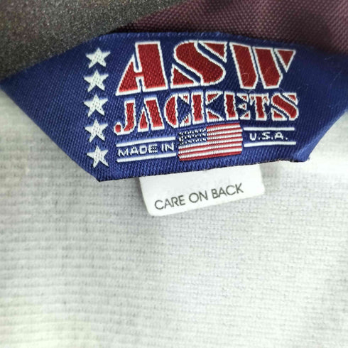 エーエスダブリュージャケット ASW JACKETS USA製 コーチジャケット 無地 メンズ JPN:M
