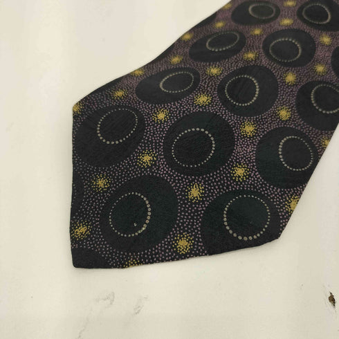 ジョルジオアルマーニ Giorgio Armani イタリア製 総柄 シルク ネクタイ メンズ