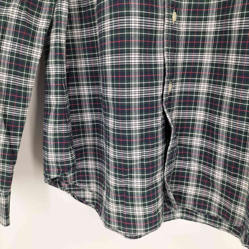 ラルフローレン RALPH LAUREN SLIM FIT スモールポニー刺繍ボタンダウンL/Sチェックシャツ メンズ JPN:XL