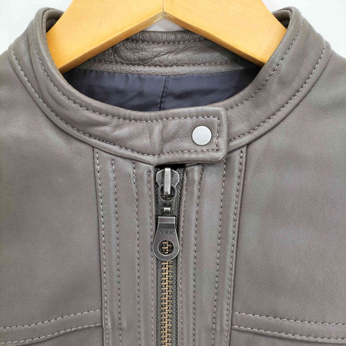 アバハウスドゥヴィネット abahouse devinette シープレザー シングルライダースジャケット レディース JPN:2